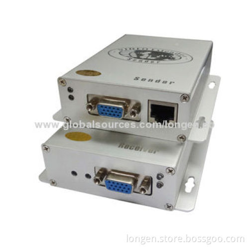 VGA Extender by Cat5e, POE, Up to 200m, 1,920x1,440